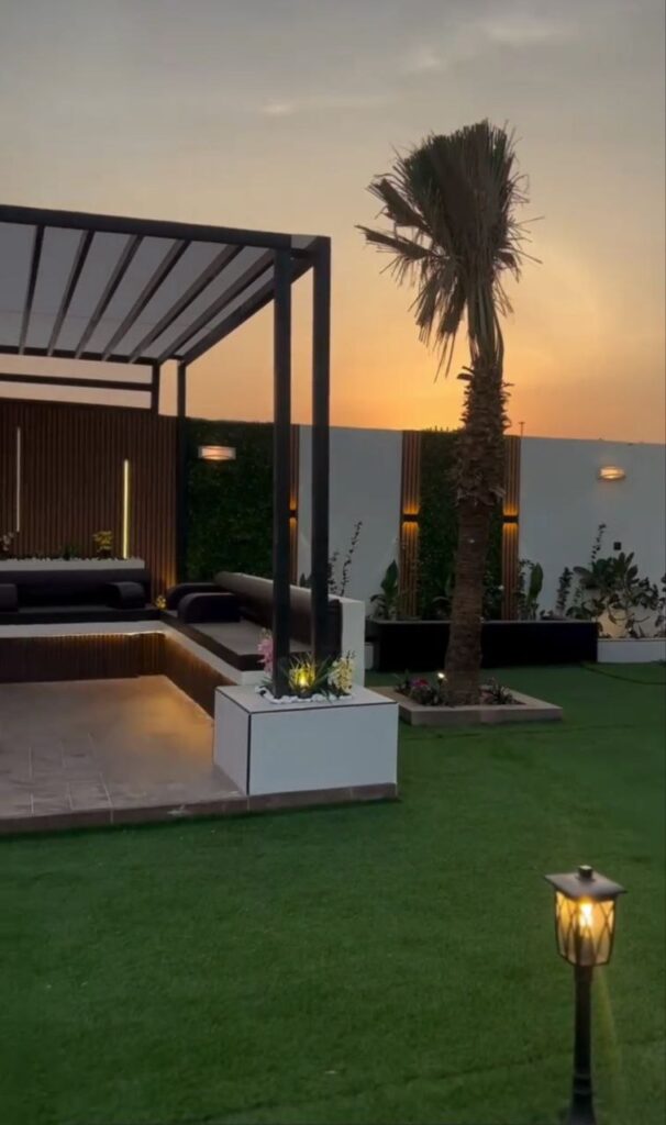 تنسيق حدائق مودرن