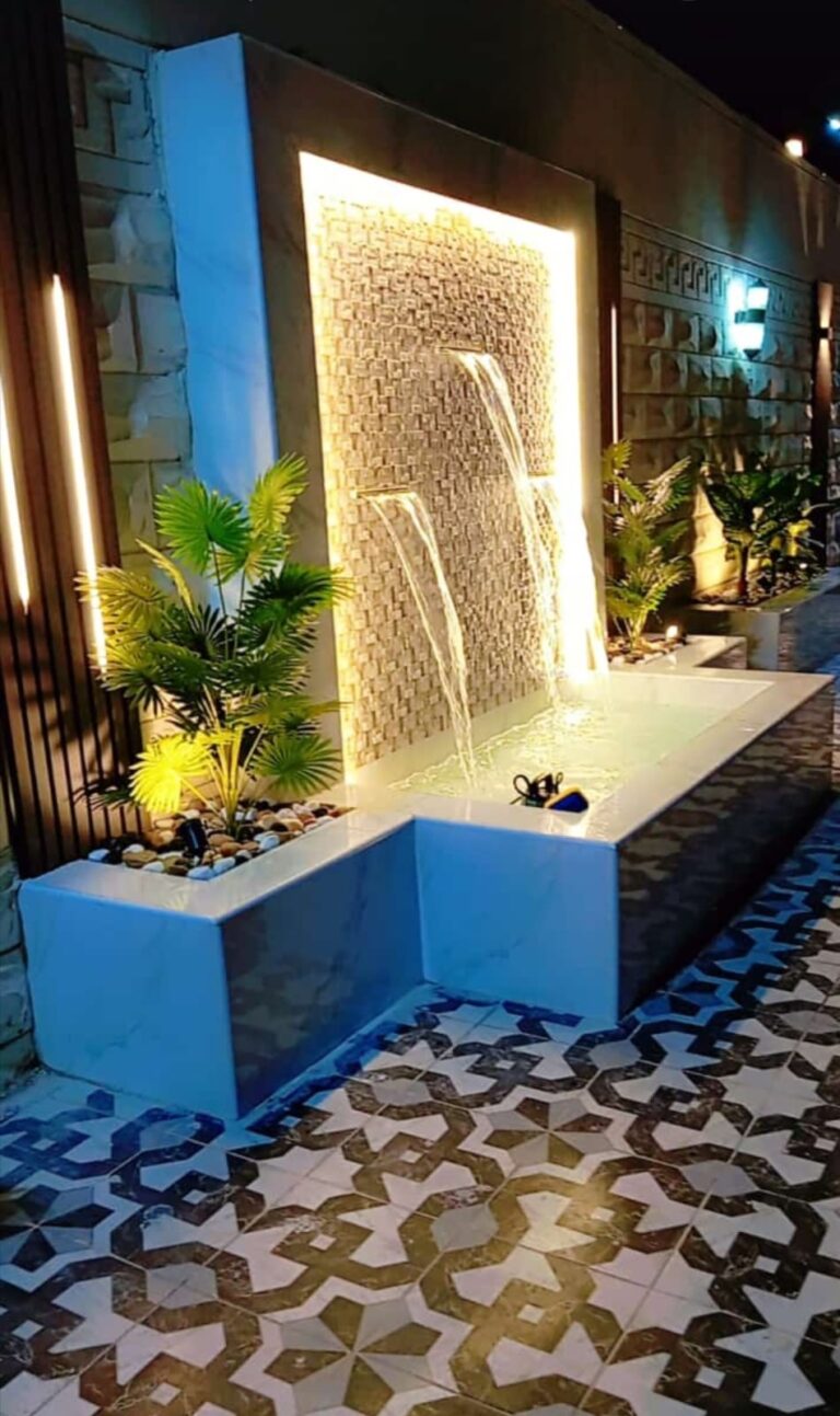 تصميم شلالات ونوافير