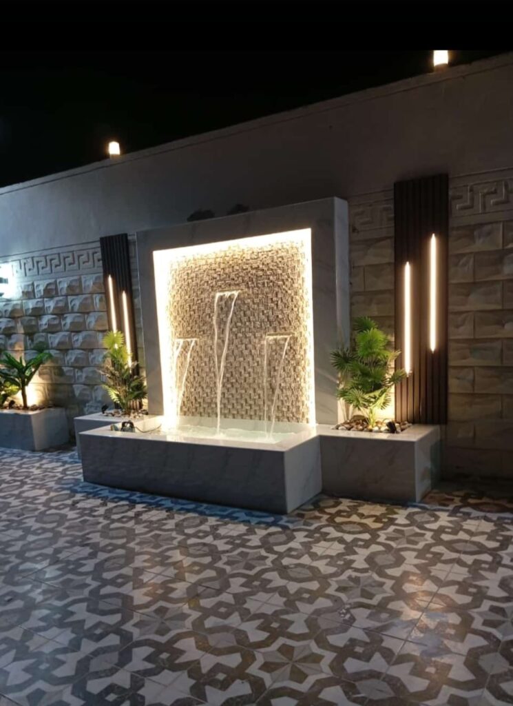 تصميم شلالات ونوافير
