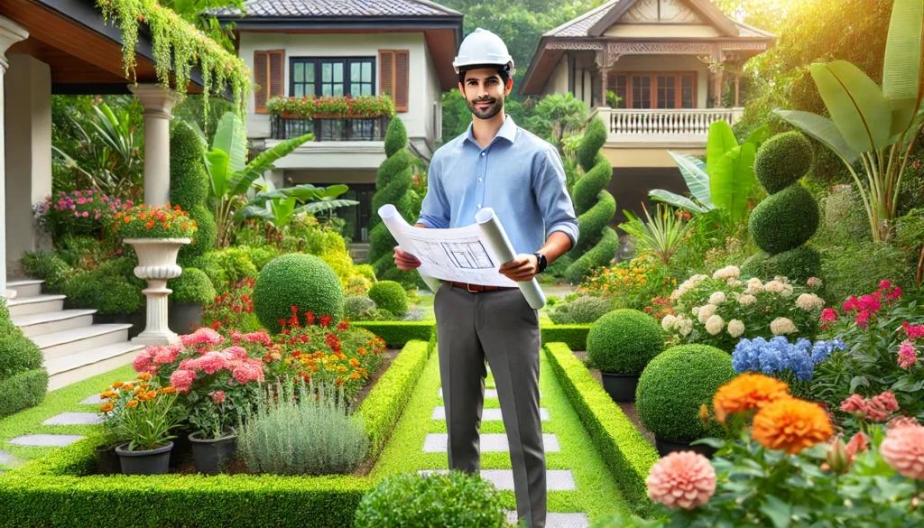 تصميم حدائق حي المروة