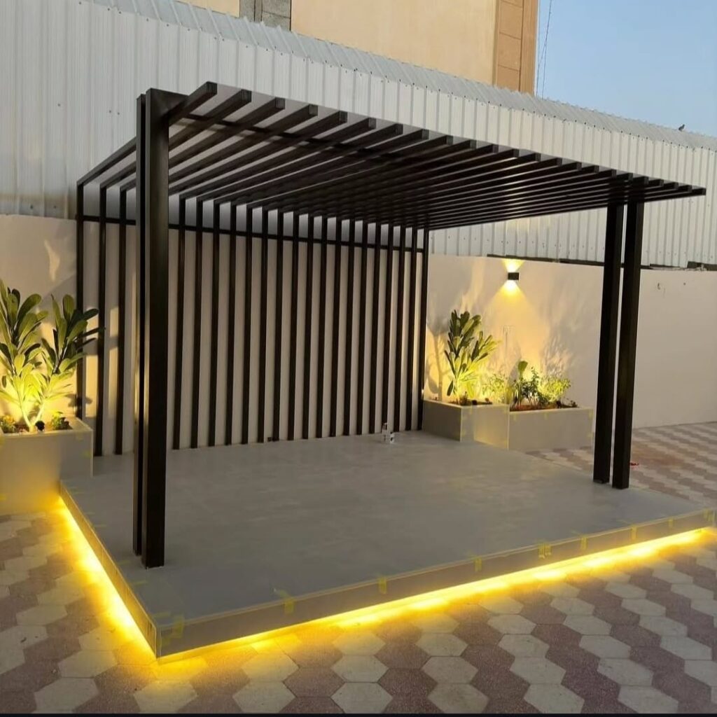 تنسيق حدائق في الحوش