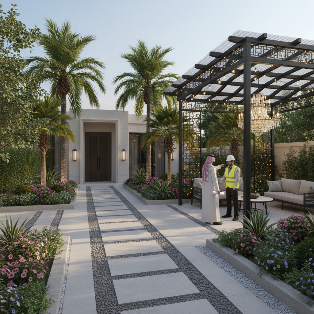 تصميم حدائق مكة