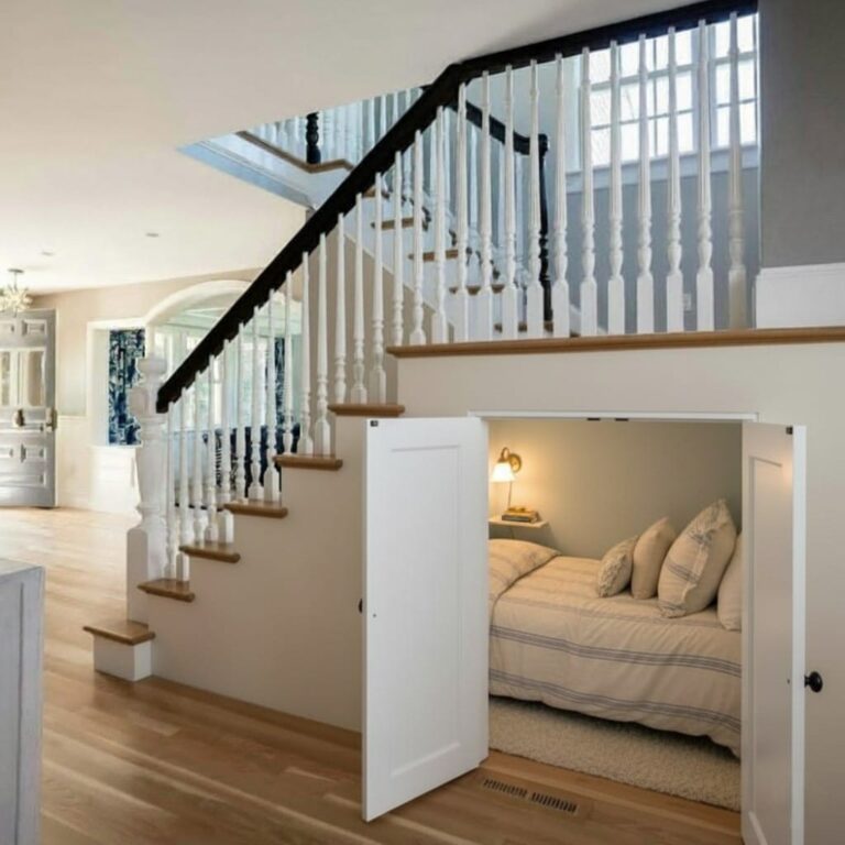 تصميم غرفة تحت الدرج
