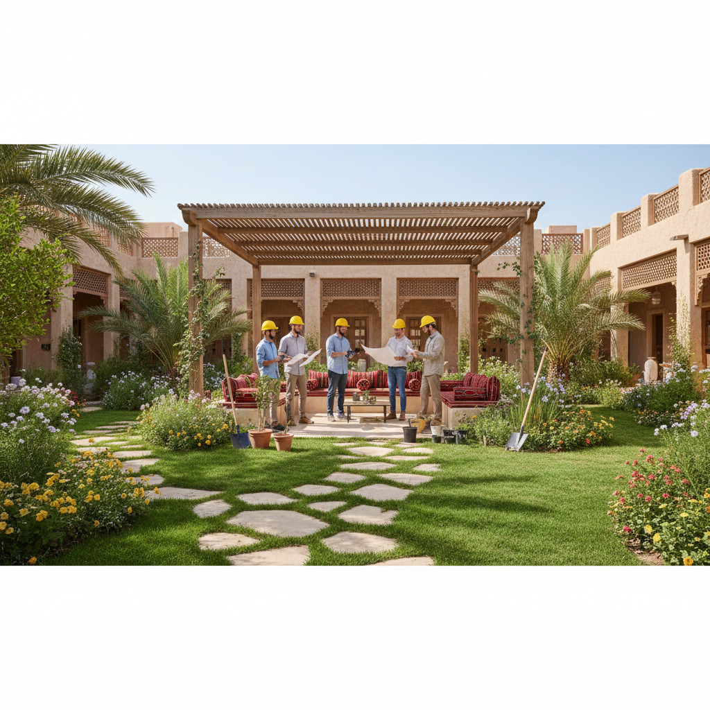 تنسيق حدائق أبحر الشمالية