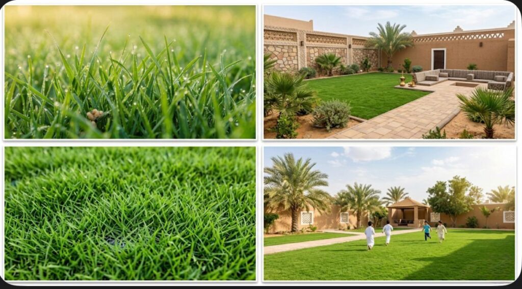 عشب طبيعي جدة