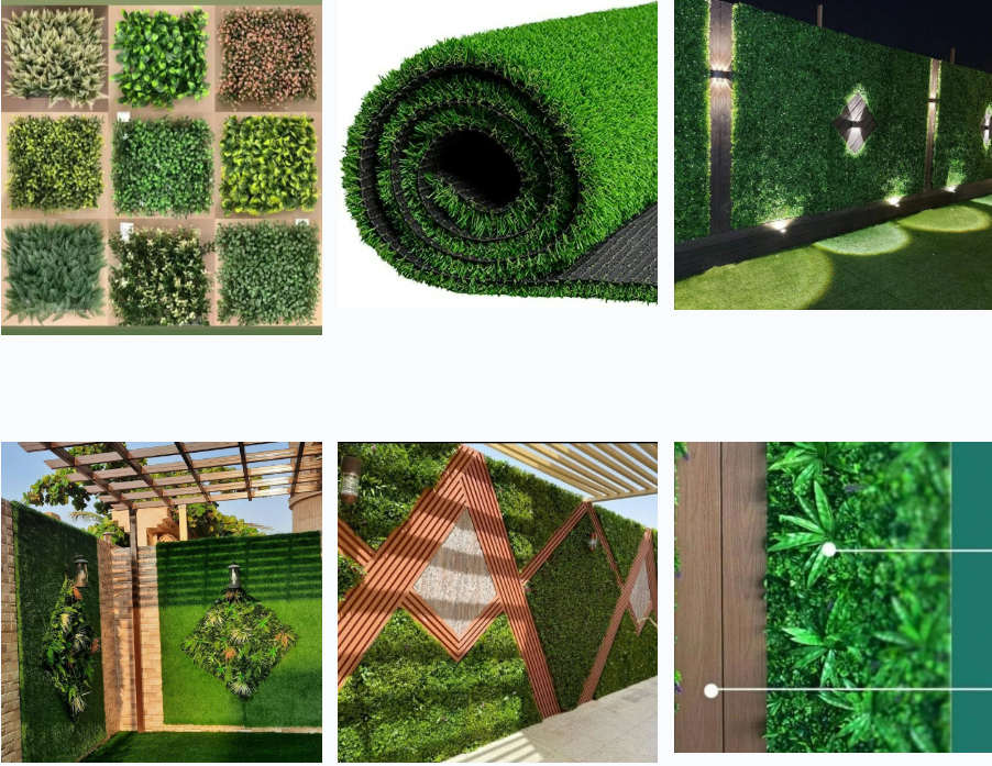 أفضل خامات العشب الصناعي