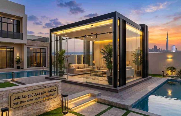تكلفة غرف زجاج خارجية في السعودية