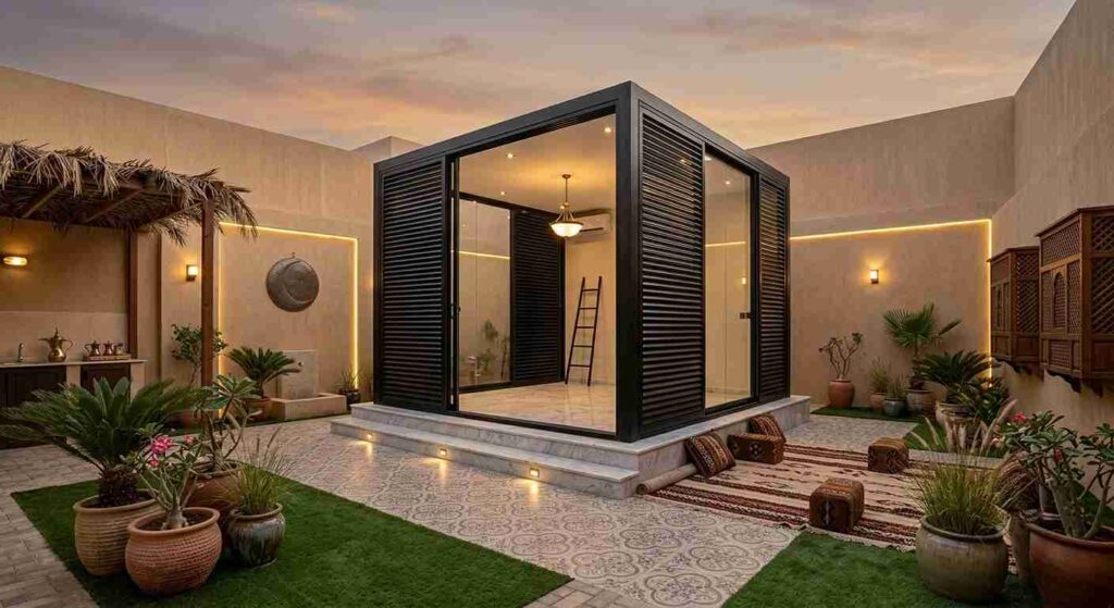 غرف زجاج فخمة